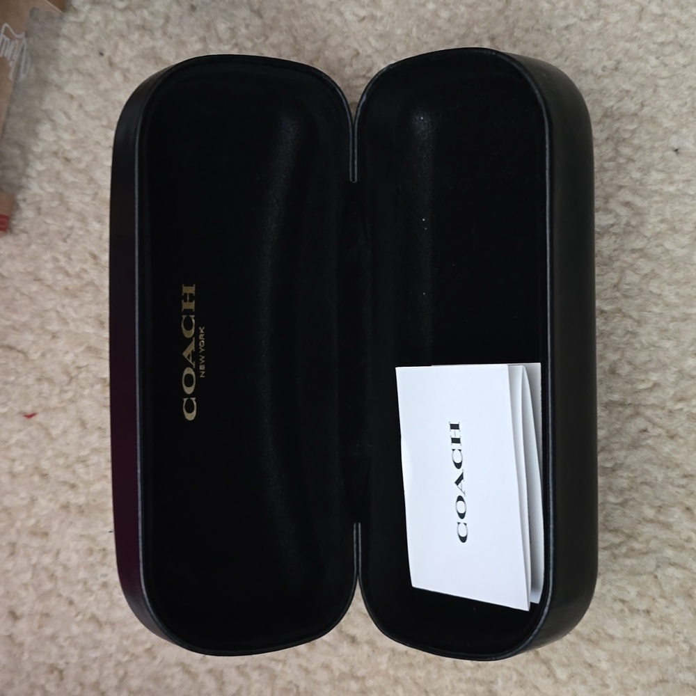 New Coach hard sunglasses case 😎 case for your shades! Black Coach - Picture 2 of 6